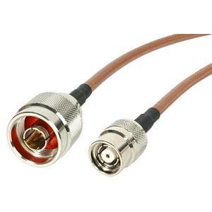StarTech.com 1 ft N Male to RP-TNC Wireless Antenna Adapter Cable - M/M NRPTNC1MM NRPTNC1MM