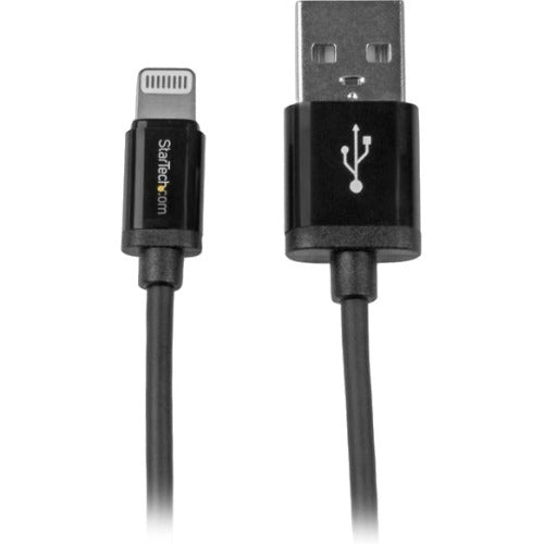 StarTech.com 15cm (6in) Short Black Apple 8-pin Lightning Connector to USB Cable for iPhone / iPod / iPad USBLT15CMB USBLT15CMB