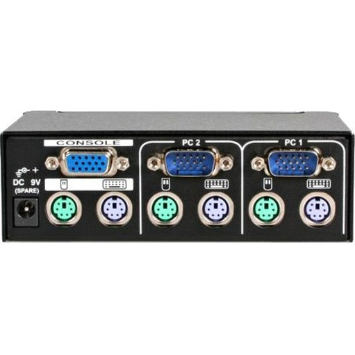 StarTech.com Switch KVM professionnel PS/2 2 ports - PS/2 - 2 ports - 1 utilisateur local - 1U SV-231