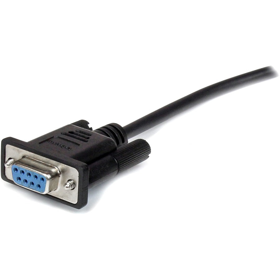 StarTech.com 2m Black Straight Through DB9 RS232 Serial Cable - M/F MXT1002MBK