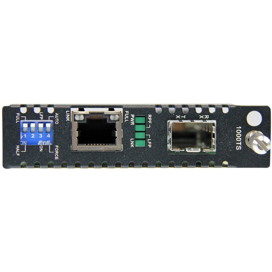 StarTech.com Module de carte convertisseur de média fibre Gigabit Ethernet avec emplacement SFP ouvert ET91000SFP2C