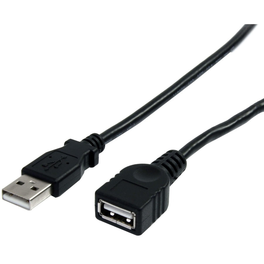 StarTech.com Câble d'extension USB 2.0 noir de 3 pieds A vers A - M/F USBEXTAA3BK