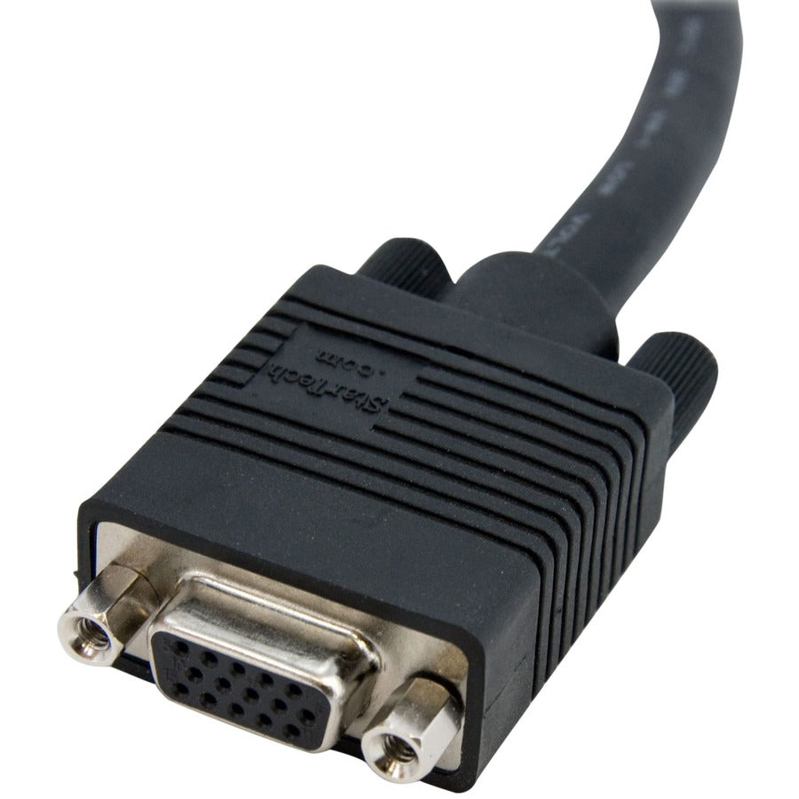 StarTech.com StarTech.com Coax High Resolution VGA Monitor Extension Cable - 200ft - 1 x D-Sub (HD-15), 1 x D-Sub (HD-15) - Monitor Extension Cable External - Black MXT101HQ_200