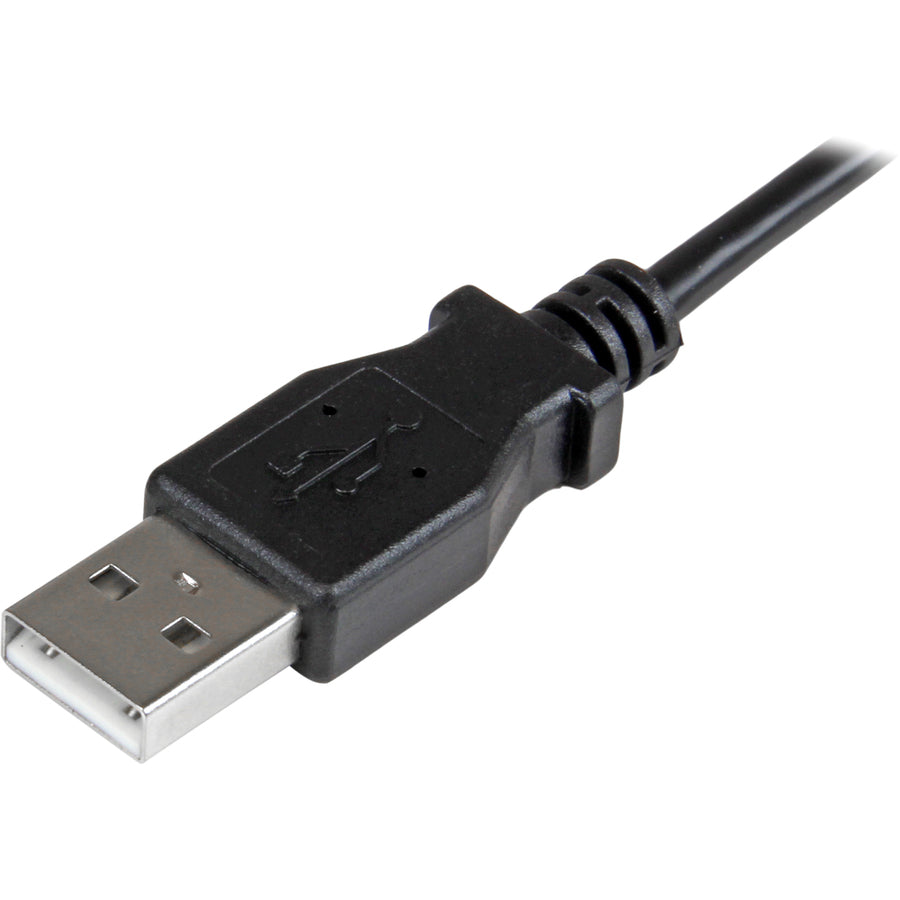 StarTech.com 2m 6 ft Right Angle Micro-USB Charge and Sync Cable M/M - USB 2.0 A to Micro USB - 24 AWG USBAUB2MRA