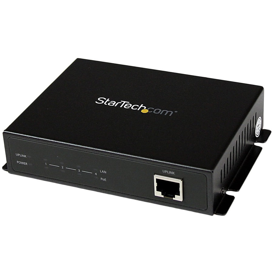 StarTech.com Switch PoE Gigabit industriel non géré à 5 ports avec 4 ports Power over Ethernet IES51000POE