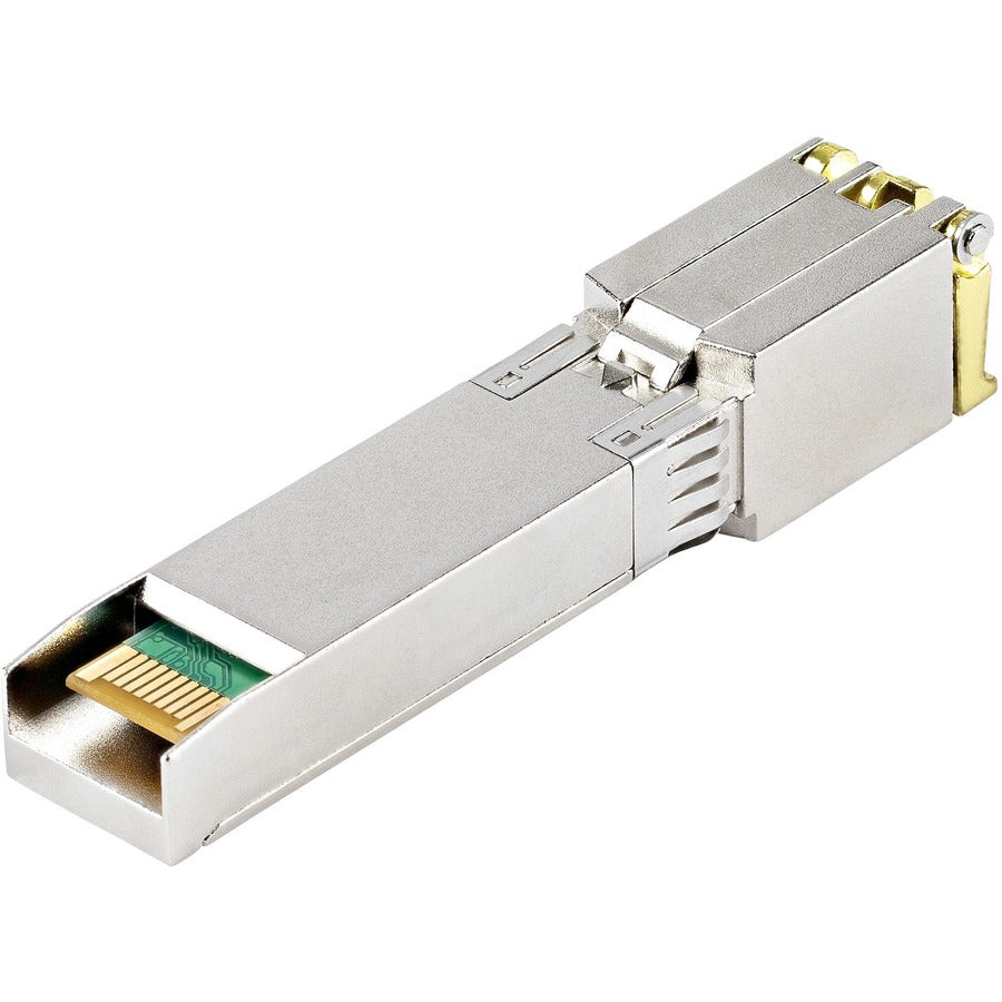 StarTech.com MSA Uncoded SFP+ Module - 10GBASE-T - 10GE Gigabit Ethernet SFP+ SFP to RJ45 Cat6/Cat5e Transceiver Module - 30m SFP10GBTST