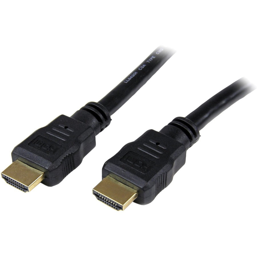 StarTech.com 16.4ft/5m HDMI Cable, 4K High Speed HDMI Cable with Ethernet, Ultra HD 4K 30Hz Video/HDMI 1.4 Cable, HDMI Monitor Cord, Black HDMM5M