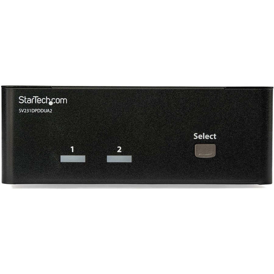 StarTech.com 2 Port DisplayPort Dual-Monitor KVM Switch - DisplayPort KVM - 4K 60 Hz SV231DPDDUA2