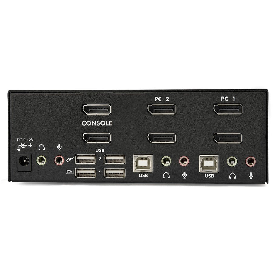 StarTech.com 2 Port DisplayPort Dual-Monitor KVM Switch - DisplayPort KVM - 4K 60 Hz SV231DPDDUA2