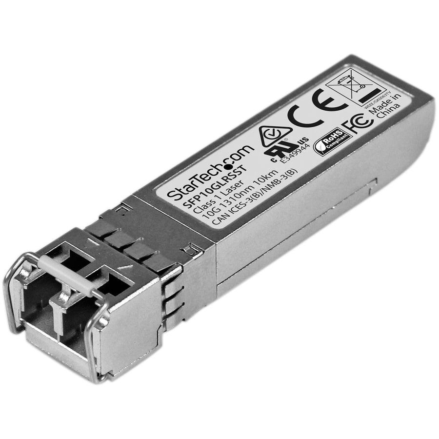 StarTech.com Cisco SFP-10G-LR-S Comp. SFP+ Module - 10GBASE-LR - 10GE Gigabit Ethernet SFP+ 10GbE Single Mode Fiber SMF Optic Transceiver SFP10GLRSST