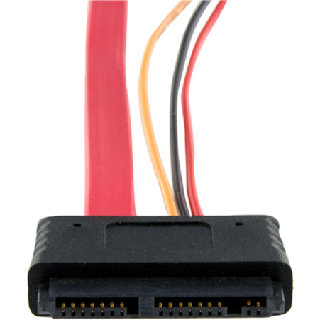 StarTech.com 12in Micro SATA to SATA with SATA Power Adapter Cable MCSATAF12S