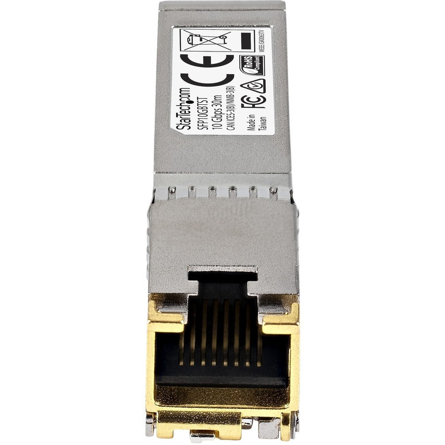 StarTech.com Module SFP compatible Cisco GLC-T - 1000BASE-T - Émetteur-récepteur 1GE Gigabit Ethernet SFP SFP vers RJ45 Cat6/Cat5e - 100 m GLCTSTTAA