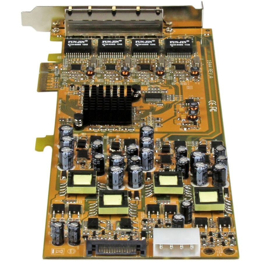 StarTech.com Carte réseau PCIe Power over Ethernet Gigabit 4 ports - PSE / PoE PCI Express NIC ST4000PEXPSE