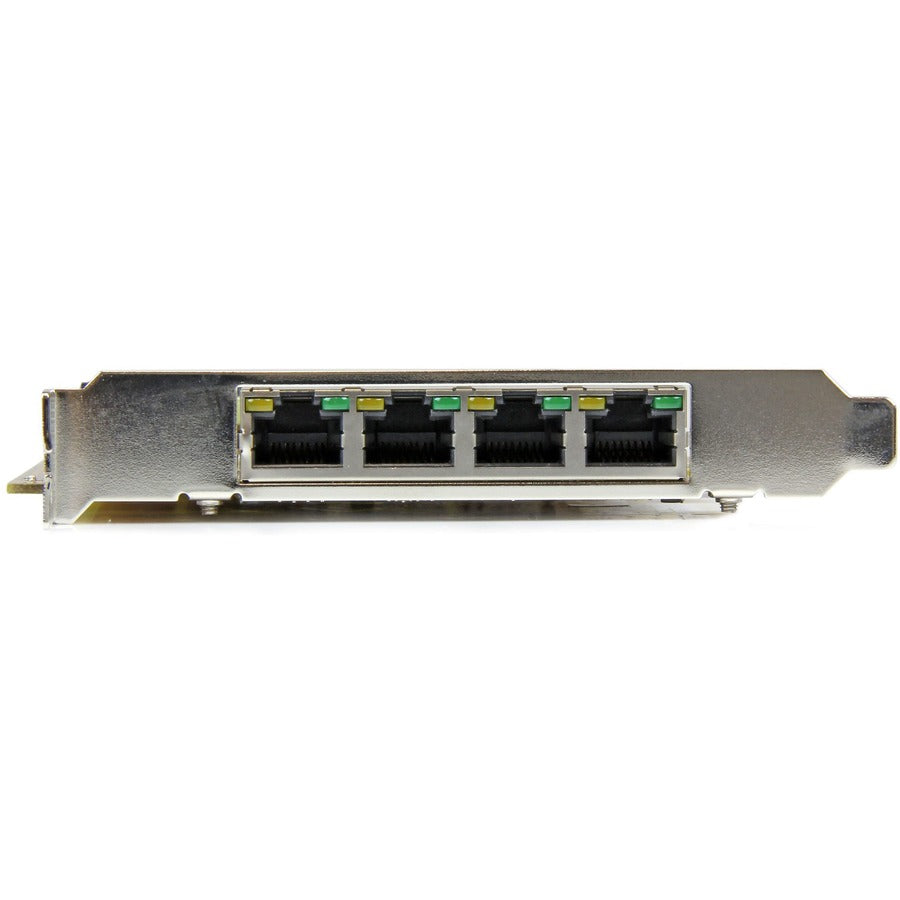 StarTech.com 4 Port Gigabit Power over Ethernet PCIe Network Card - PSE / PoE PCI Express NIC ST4000PEXPSE