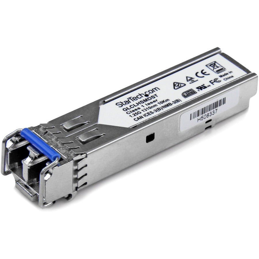 StarTech.com Cisco GLC-LH-SMD Compatible SFP Module 10 Pack - 1000BASE-LX/LH 1GbE Gigabit Ethernet Single Mode Fiber SMF Optic Transceiver GLCLHSMD10ST