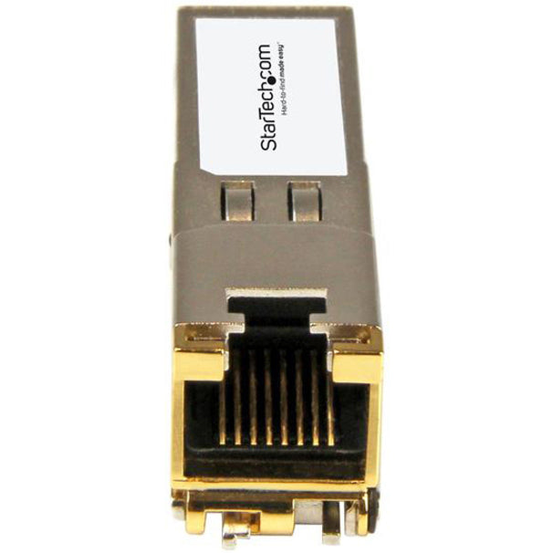 StarTech.com Brocade BRSFP-1GECOPR Compatible SFP Module - 1000BASE-T - 1GE Gigabit Ethernet SFP to RJ45 Cat6/Cat5e Transceiver - 100m BRSFP-1GECOPR-ST
