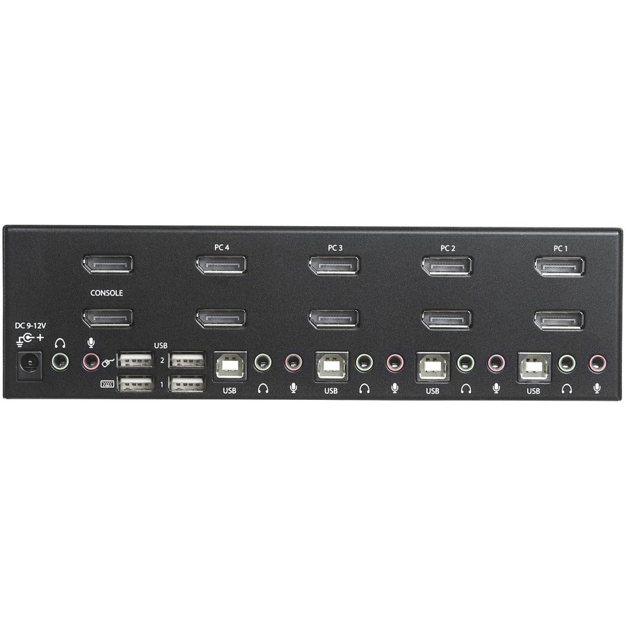 StarTech.com 4 Port Dual DisplayPort KVM Switch - DisplayPort 1.2 KVM - 4K 60Hz SV431DPDDUA2