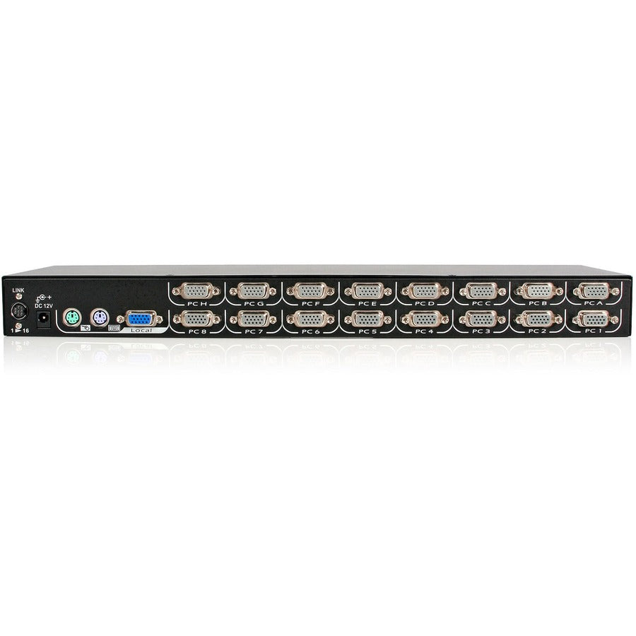 Module KVM StarTech.com à 16 ports pour consoles LCD montées en rack avec console PS/2 et VGA supplémentaire CAB1631HD