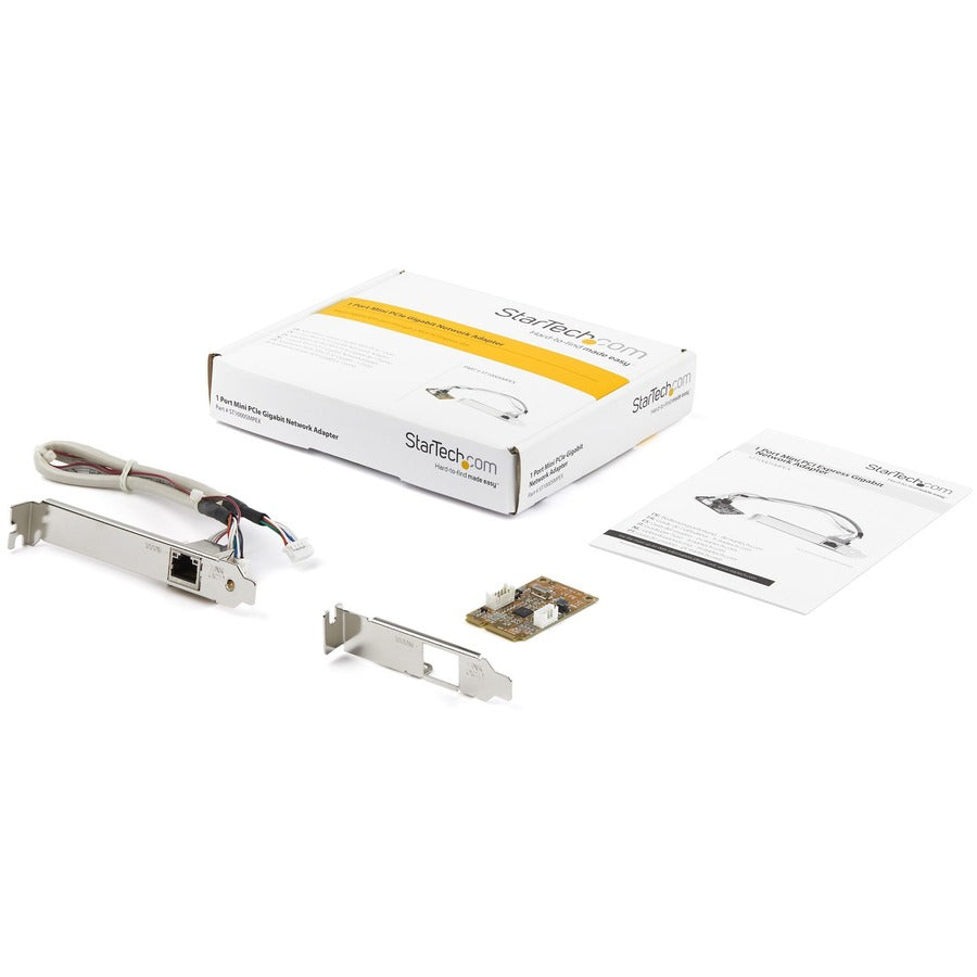 StarTech.com Adaptateur réseau Mini PCI Express Gigabit Ethernet Carte NIC ST1000SMPEX