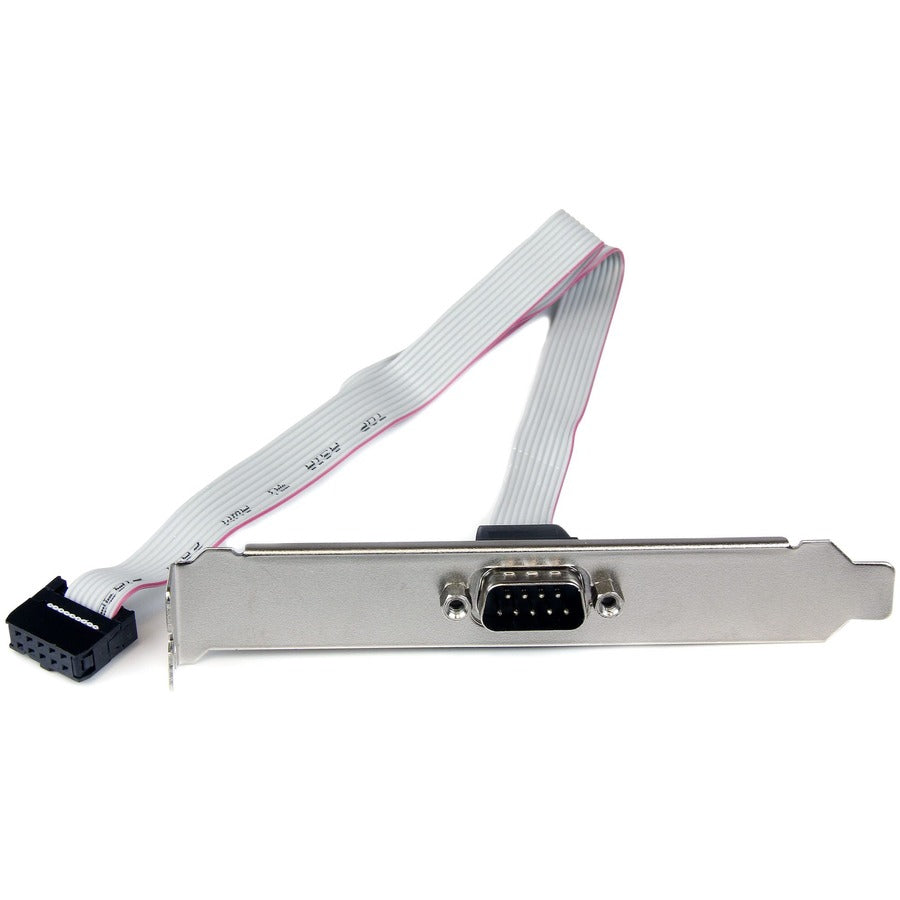 StarTech.com StarTech.com 9-pin Serial to 10-pin Header Slot Plate - Serial panel - DB-9 (M) - 10 pin IDC (F) - 41 cm PLATE9M16