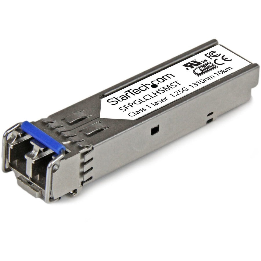 Module SFP compatible StarTech.com Cisco GLC-LH-SM - 1000BASE-LX/LH - Émetteur-récepteur SFP Gigabit Ethernet 1GE - 10 km SFPGLCLHSMST