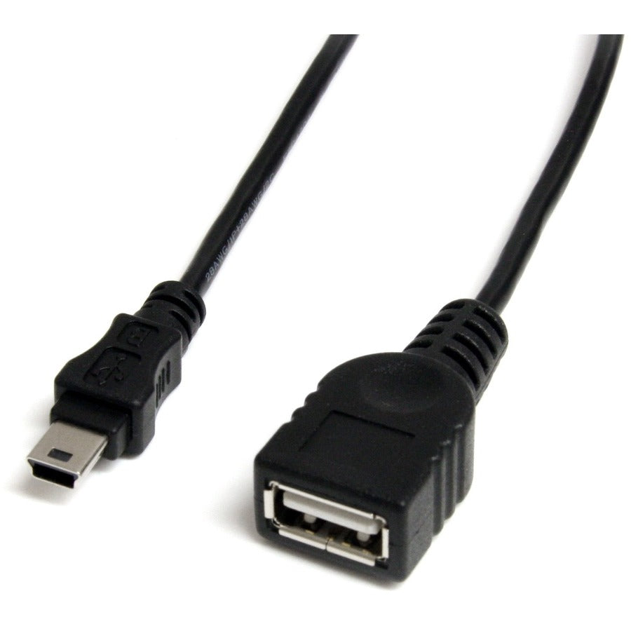 StarTech.com 1 ft Mini USB 2.0 Cable - USB A to Mini B F/M USBMUSBFM1