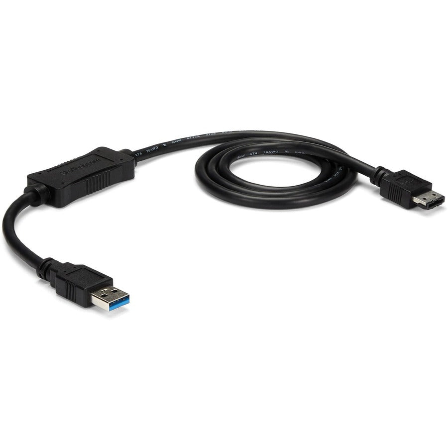 StarTech.com USB 3.0 to eSATA HDD / SSD / ODD Adapter Cable - 3ft eSATA Hard Drive to USB 3.0 Adapter Cable - SATA 6 Gbps USB3S2ESATA3