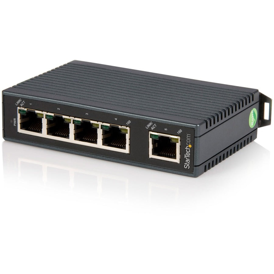 StarTech.com Switch Ethernet industriel 5 ports - Montable sur rail DIN IES5102