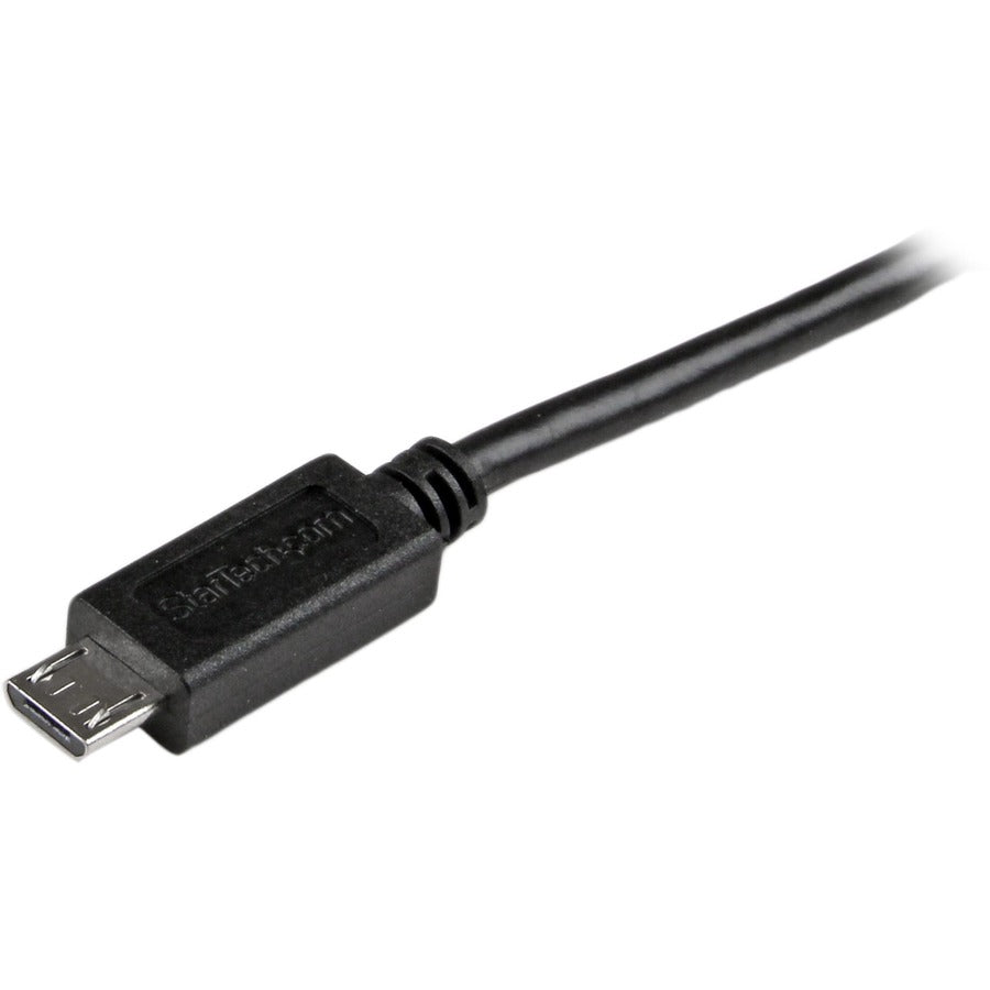 StarTech.com Câble de charge et de synchronisation micro-USB de 3 m de long M/M - USB 2.0 A vers micro USB - 24 AWG USBAUB3MBK