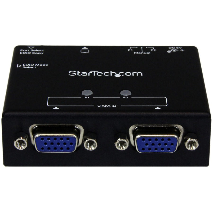 StarTech.com 2-Port VGA Auto Switch Box with Priority Switching and EDID Copy ST122VGA