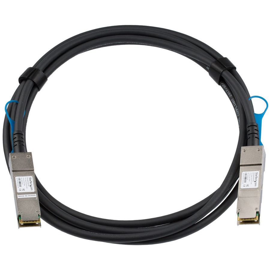 StarTech.com StarTech.com 3m QSFP+ to QSFP+ Direct Attach Cable for Juniper QFX-QSFP-DAC-3M 40GbE QSFP+ Copper DAC 40Gbps Passive Twinax QFXQSFPDAC3M