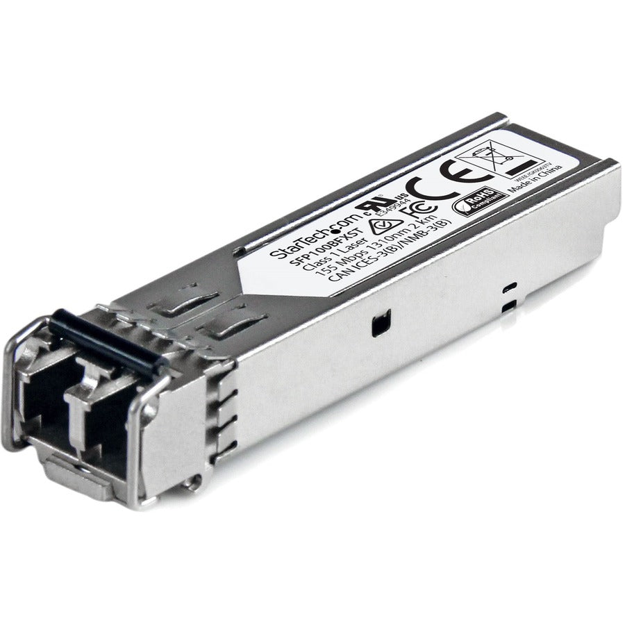 StarTech.com Module SFP non codé MSA - 100BASE-FX - Module émetteur-récepteur optique fibre multimode (MMF) 100 Mo Ethernet SFP 100 MbE - 2 km DDM SFP100BFXST