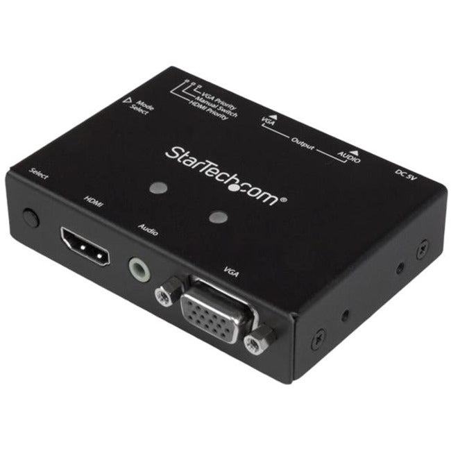 StarTech.com 2x1 VGA + HDMI to VGA Converter Switch w/ Priority Switching - 1080p VS221HD2VGA