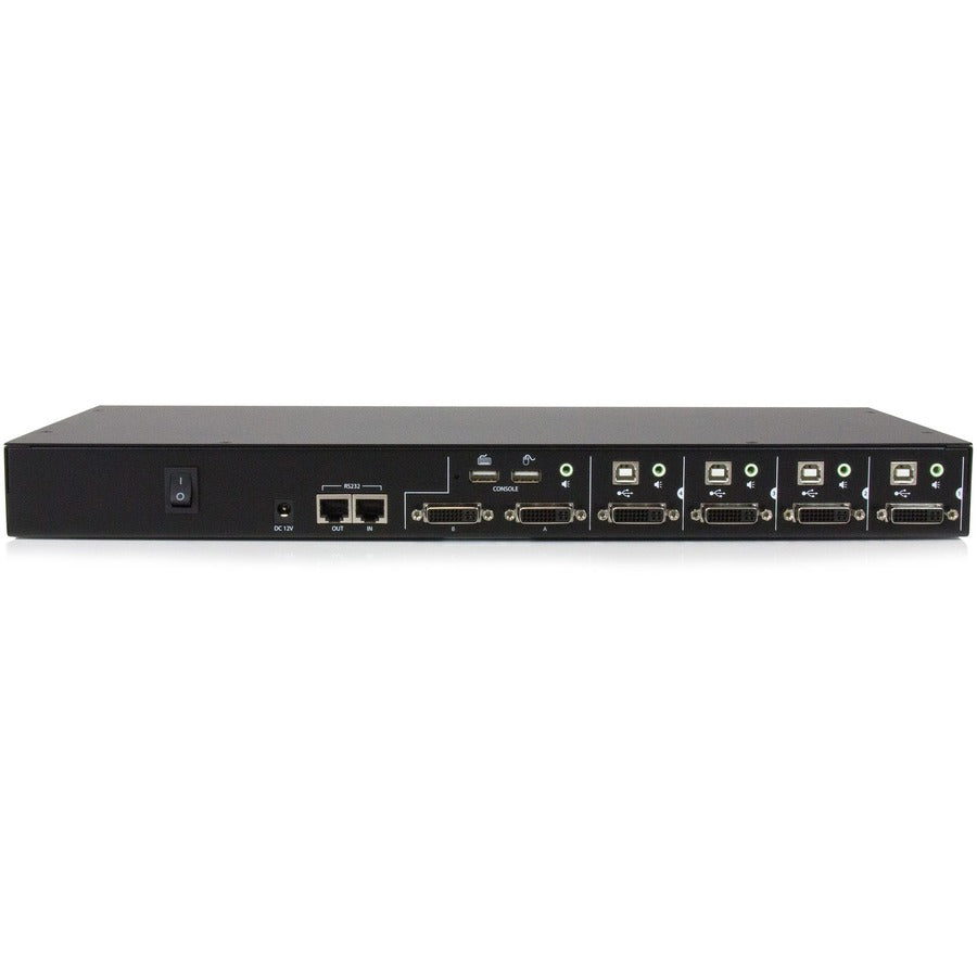 StarTech.com 4 Port DVI USB KVM Switch with Dual DVI Console and Quad-View 4-in-1 Display SV431DVIUAQV