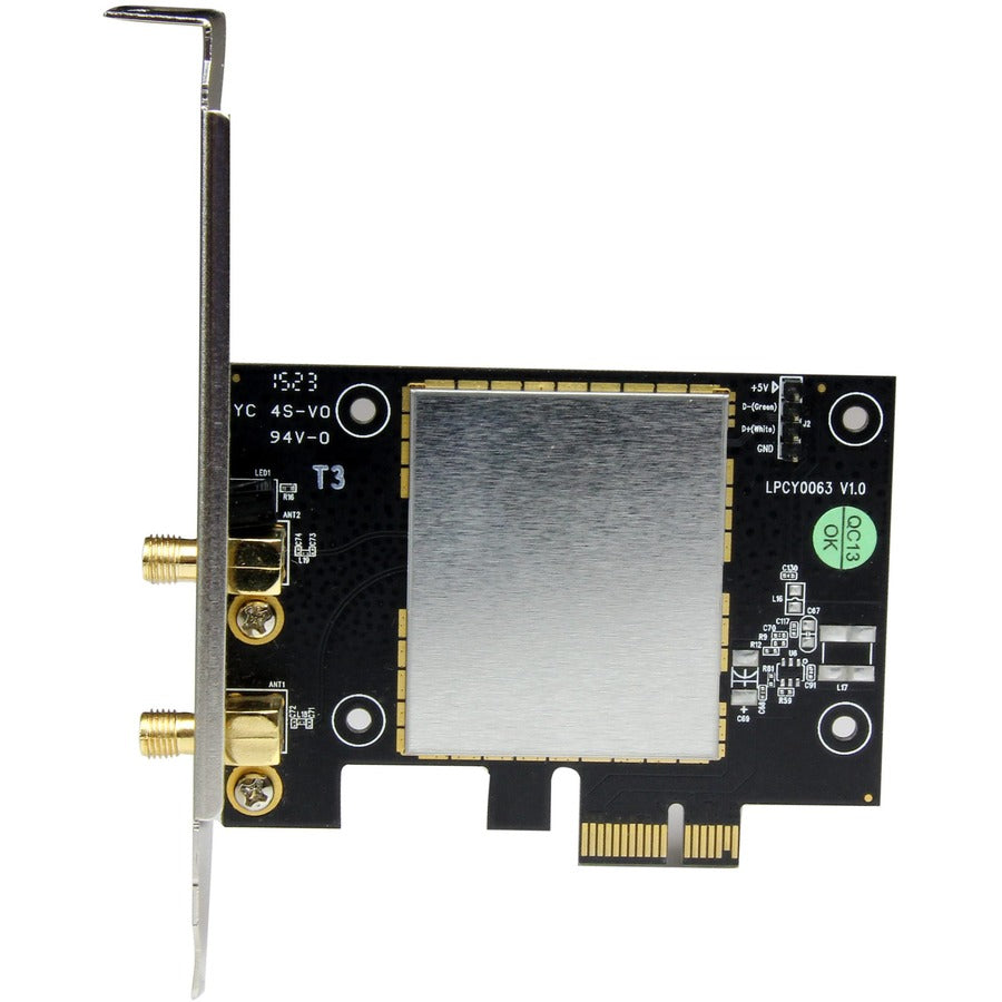 StarTech.com Adaptateur réseau sans fil AC600 - 802.11ac, PCI Express - Carte réseau sans fil double bande 2,4 GHz et 5 GHz PEX433WAC11