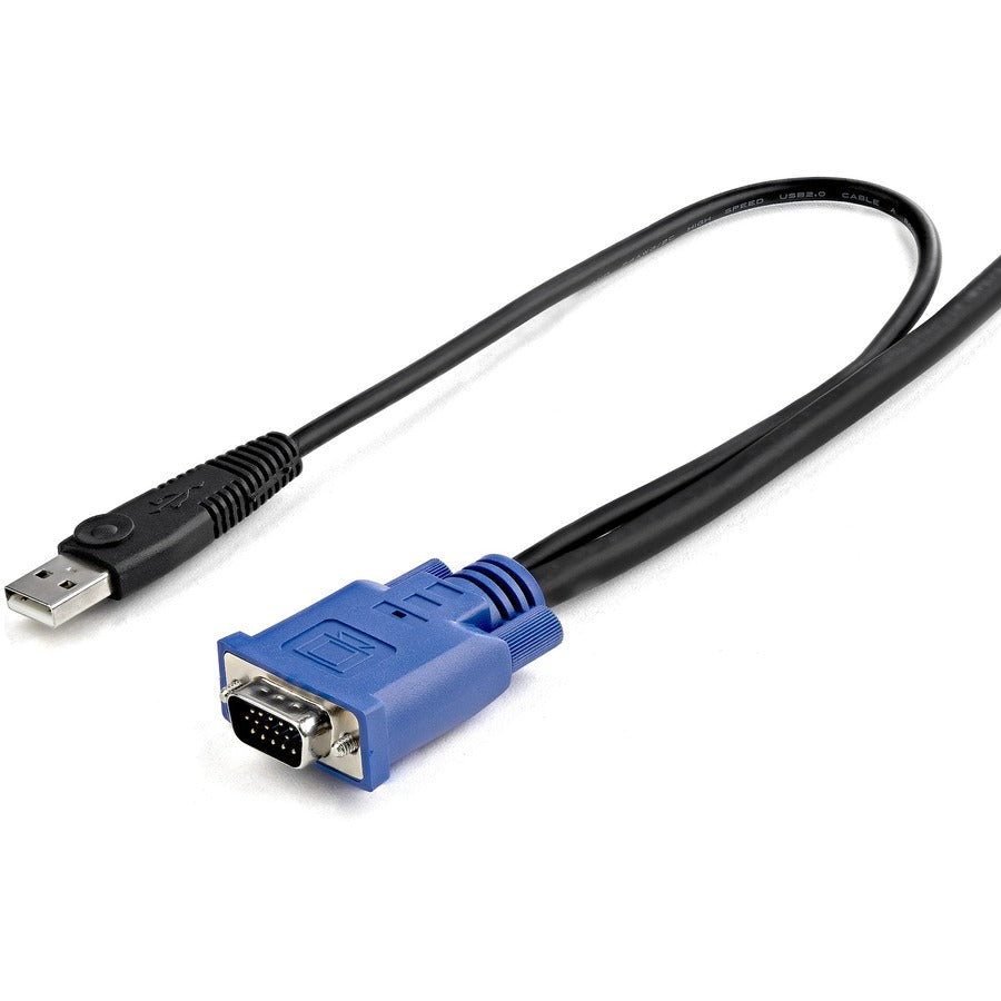 StarTech.com StarTech.com 15 ft 2-in-1 Ultra Thin USB KVM Cable - Video / USB cable - 4 pin USB Type A, HD-15 (M) - HD-15 (M) - 4.57 m SVECONUS15