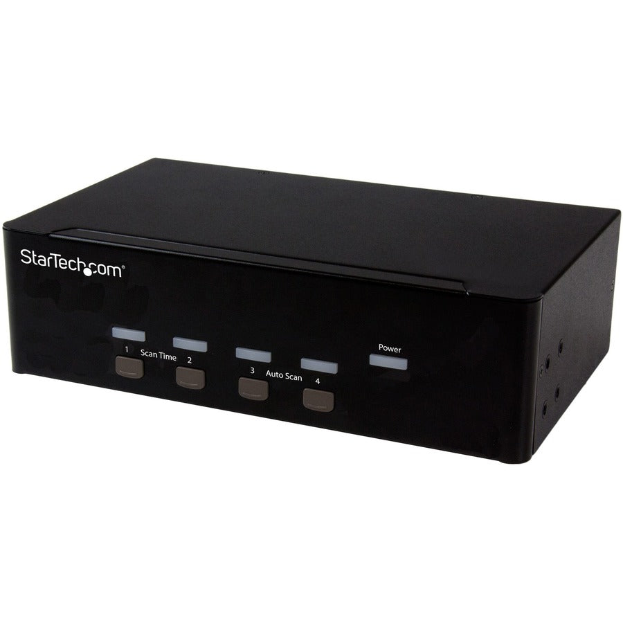 StarTech.com Switch KVM 4 ports avec double VGA et hub USB 2 ports - USB 2.0 SV431DVGAU2A