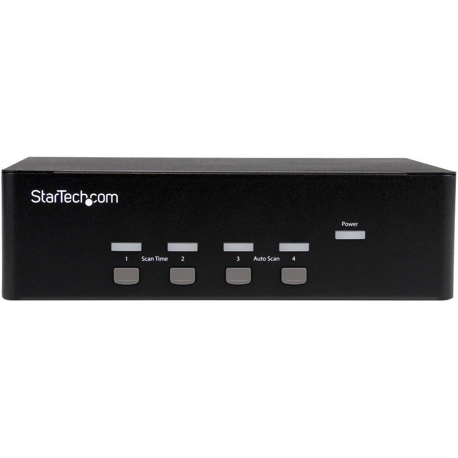 StarTech.com Switch KVM 4 ports avec double VGA et hub USB 2 ports - USB 2.0 SV431DVGAU2A