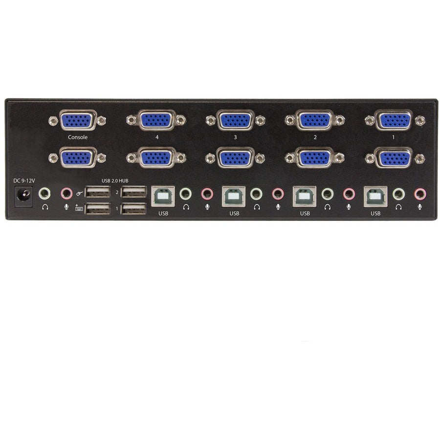 StarTech.com Switch KVM 4 ports avec double VGA et hub USB 2 ports - USB 2.0 SV431DVGAU2A