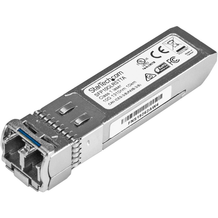 StarTech.com Cisco SFP-10G-LR-S Comp. Module SFP+ - 10GBASE-LR - Émetteur-récepteur optique SMF à fibre monomode SFP+ 10GbE Gigabit Ethernet 10GE SFP10GLRSTTA