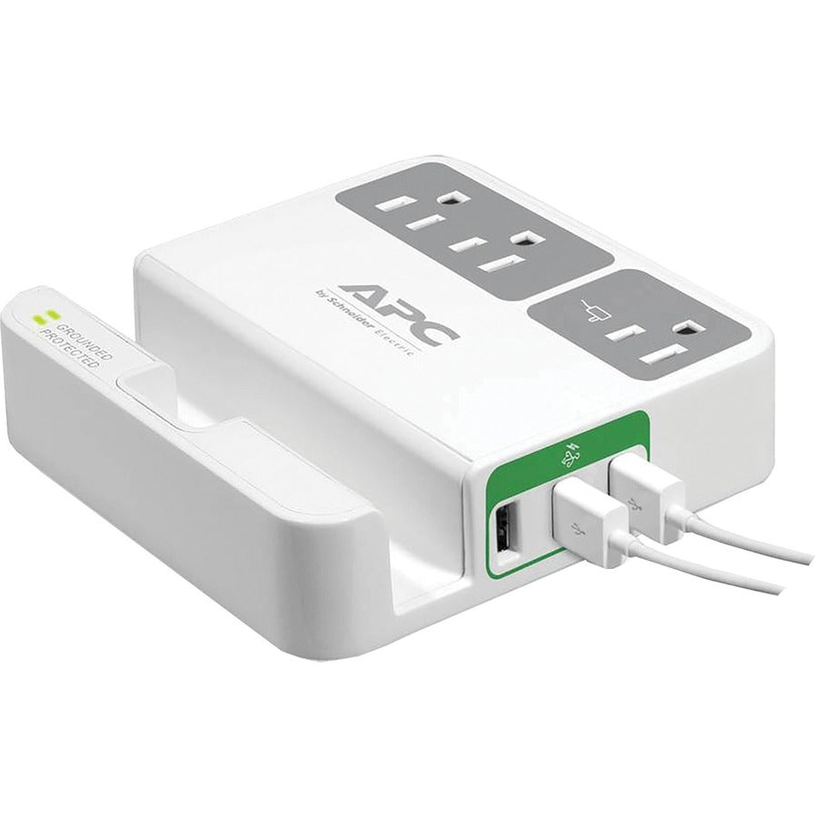 APC by Schneider Electric Essential SurgeArrest, 3 prises, 3 ports de chargement USB, 120 V P3U3