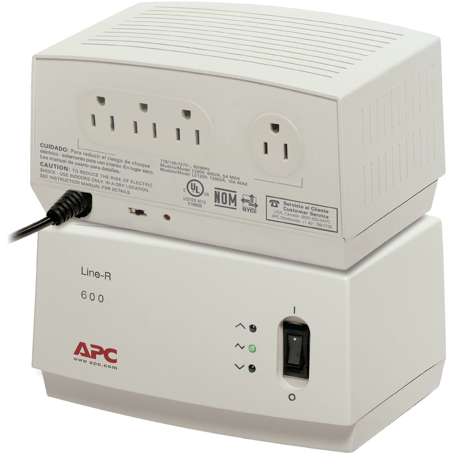 Conditionneur de ligne APC Line-R 600 VA avec AVR LE600