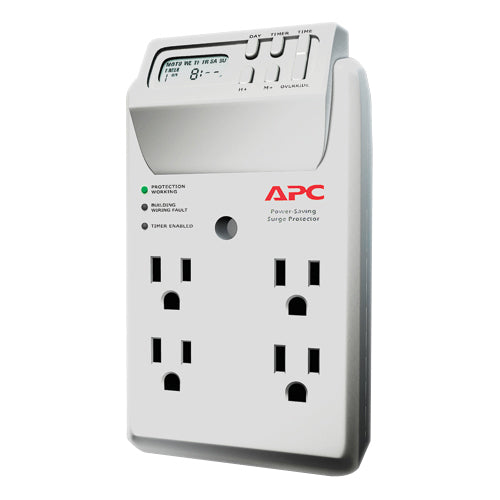 APC by Schneider Electric SurgeArrest Essential P4GC 4-Outlets Surge Suppressor P4GC