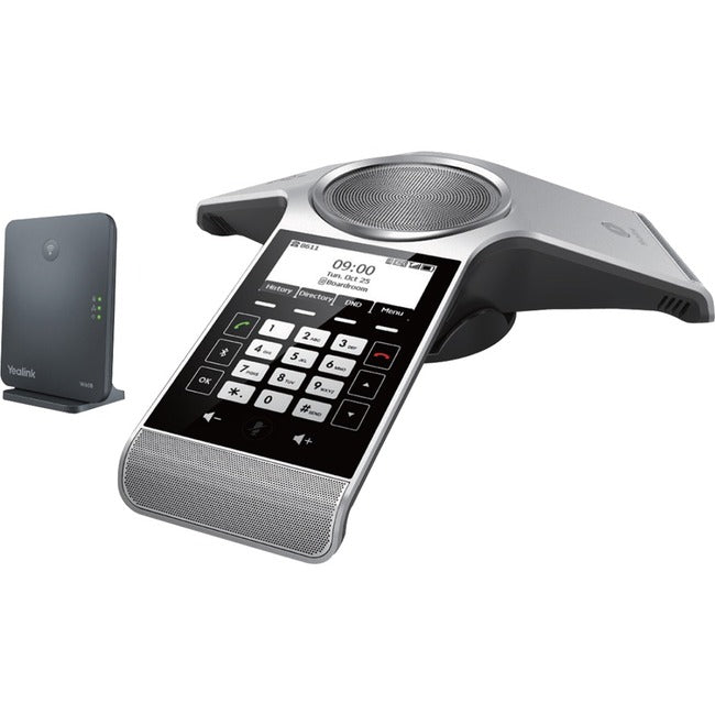 Yealink CP930W-Base IP Conference Station - Corded/Cordless - DECT, Bluetooth - Desktop - Space Silver, Classic Gray CP930W-BASE