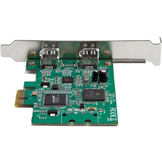 StarTech.com Carte FireWire PCI Express 1394a 2 ports - Chipset TI TSB82AA2 - Plug-and-Play - Adaptateur PCIe FireWire (PEX1394A2V2) PEX1394A2V2