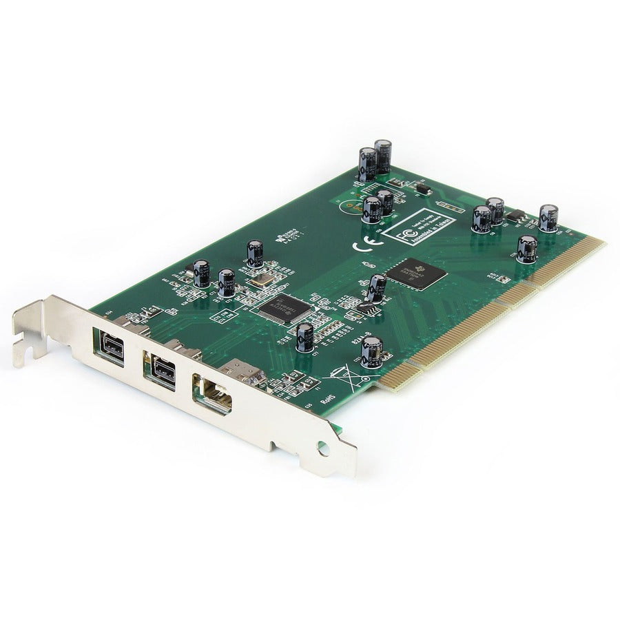 StarTech.com 3 Port 2b 1a PCI 1394b FireWire Adapter Card with DV Editing Kit PCI1394B_3