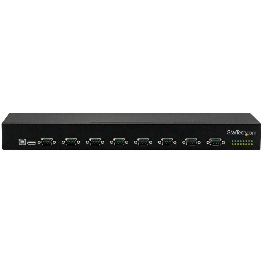 StarTech.com USB to Serial Hub - 8 Port - COM Port Retention - Rack Mount and Daisy Chainable - FTDI USB to RS232 Hub ICUSB23208FD