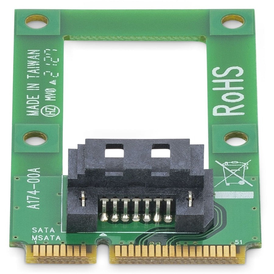 StarTech.com Adaptateur mSATA vers SATA HDD/SSD - Carte convertisseur Mini SATA vers SATA MSAT2SAT3