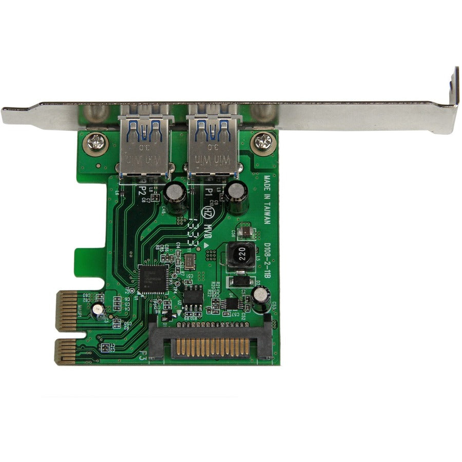 StarTech.com 2 Port PCI Express (PCIe) SuperSpeed USB 3.0 Card Adapter with UASP - SATA Power PEXUSB3S24