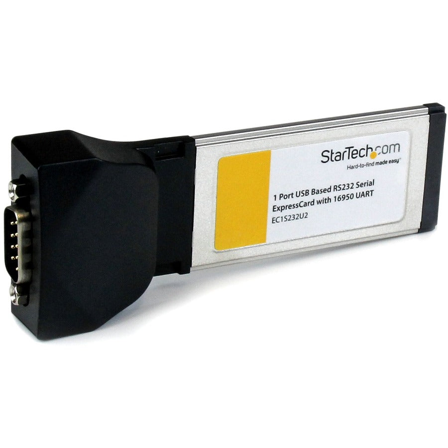 StarTech.com Carte adaptateur série ExpressCard 1 port vers RS232 DB9 avec 16950 - Basé sur USB EC1S232U2